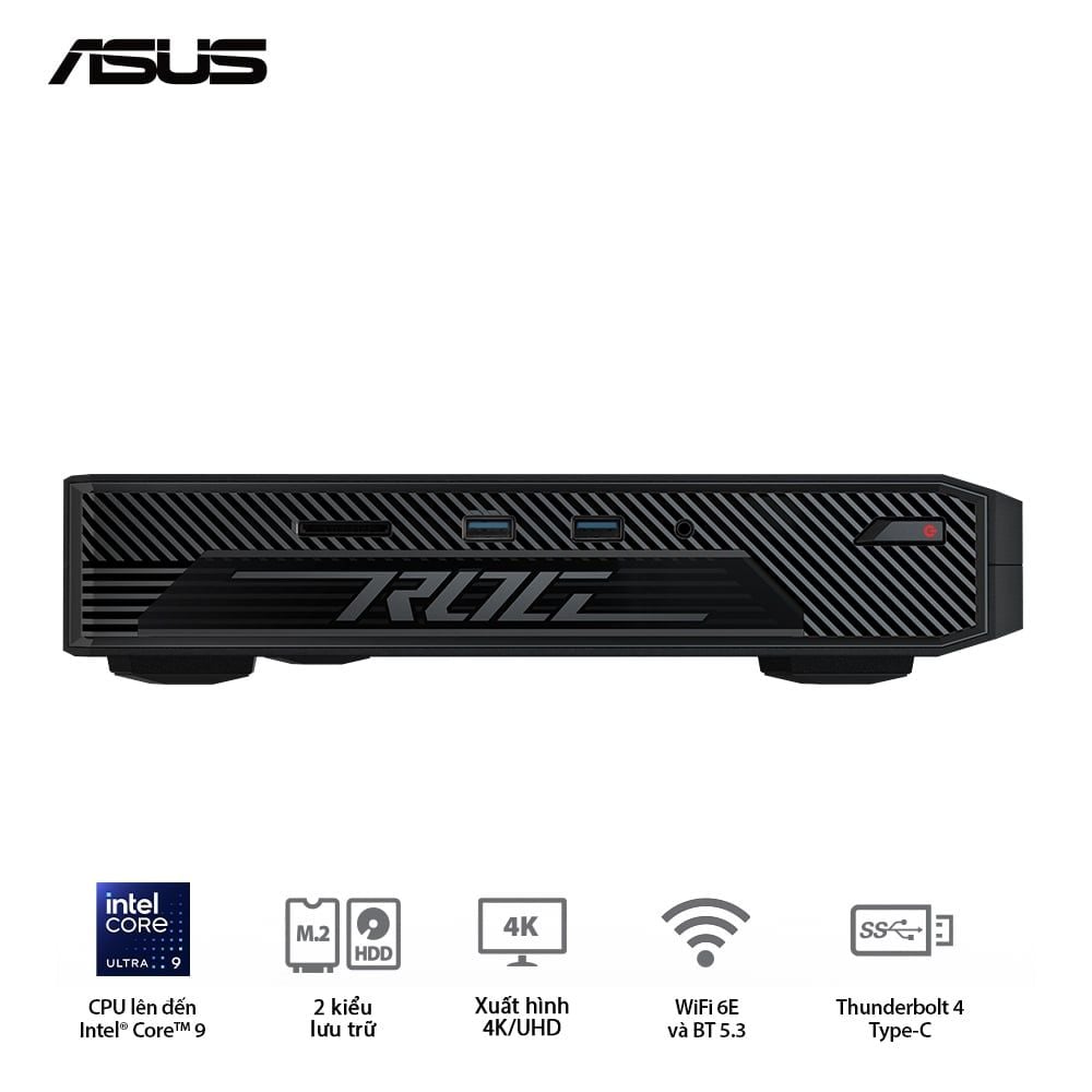 Máy tính Mini PC ASUS NUC 14 Performance RNUC14SRKU710001I (Ultra 7 155H, RTX 4060 8GB)