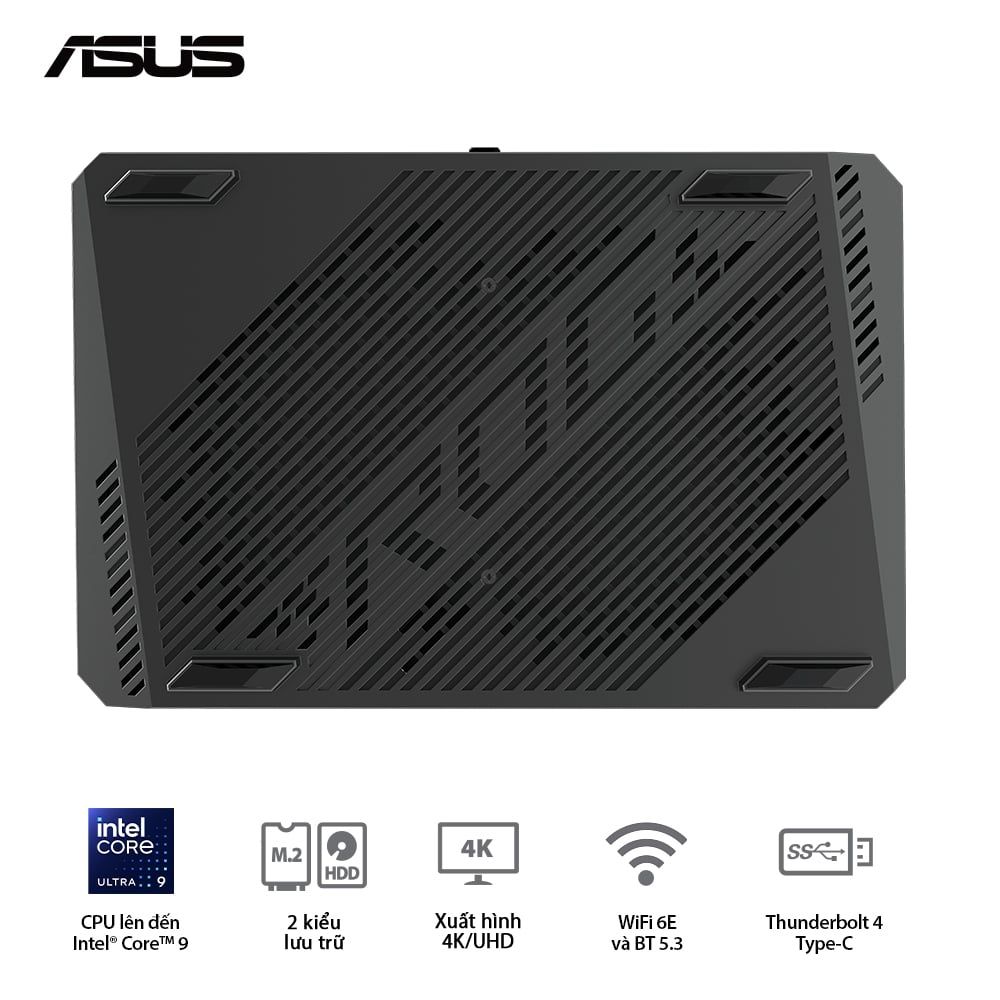 Máy tính Mini PC ASUS NUC 14 Performance RNUC14SRKU710001I (Ultra 7 155H, RTX 4060 8GB)