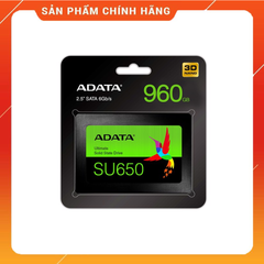 SSD Adata SU650 120Gb SATA3 (đọc: 520MB/s /ghi: 320MB/s)