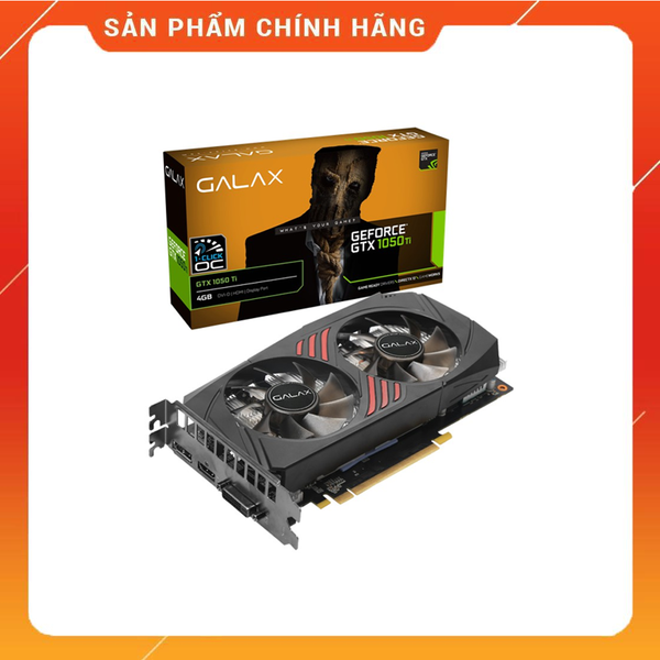 VGA Galax GTX 1050Ti 4G GDDR5  mới bảo hành 36 tháng