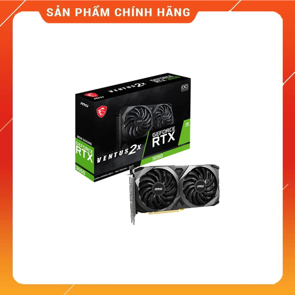 VGA MSI GeForce RTX 3050 VENTUS 2X 8G  mới bảo hành 36 tháng