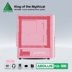 Case Gaming VSPTECH KA300 - Pink ( Màu Hồng )
