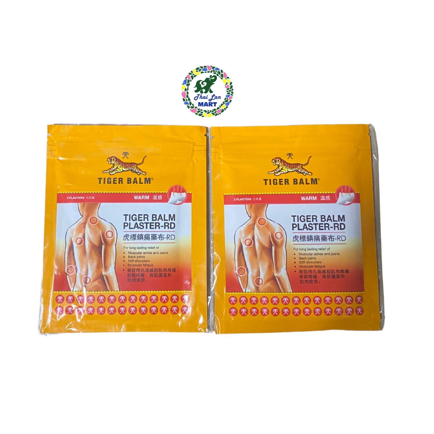  Cao dán tiger balm plaster rd giúp giảm đau nhức mỏi hàng nhập khẩu singapore 