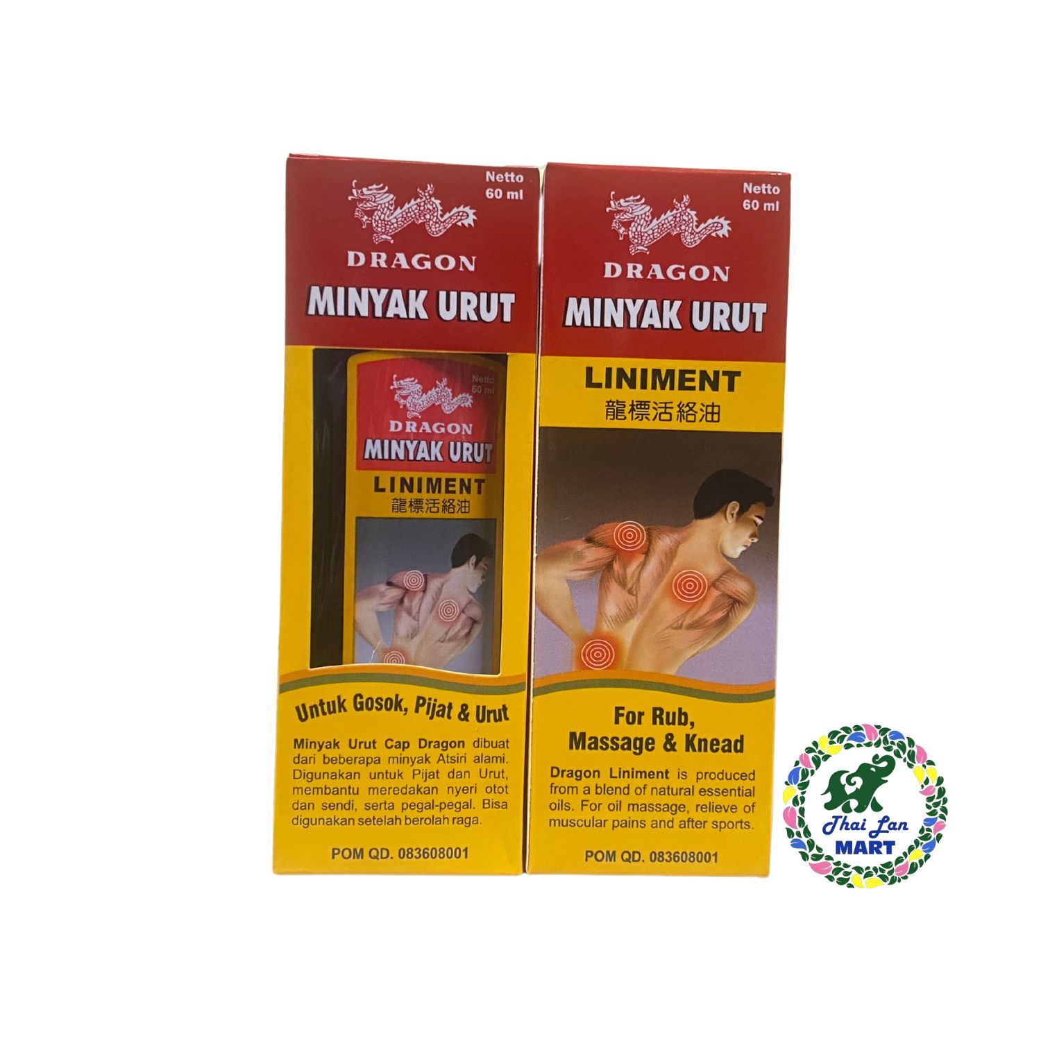  Dầu xoa bóp dragon minyak urut liniment indonesia giúp giảm đau nhức mỏi hàng indonesia 