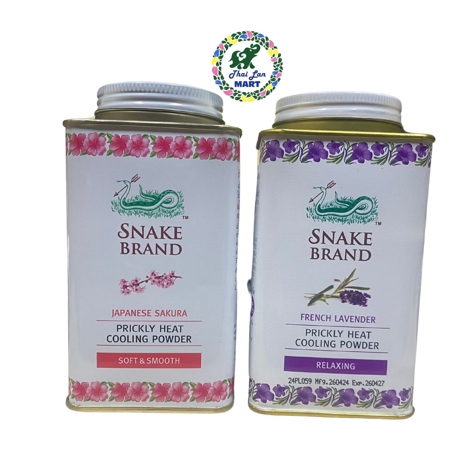  Phấn lạnh snake brand giúp làm mát da giảm rôm sảy thơm mát hàng thái lan 