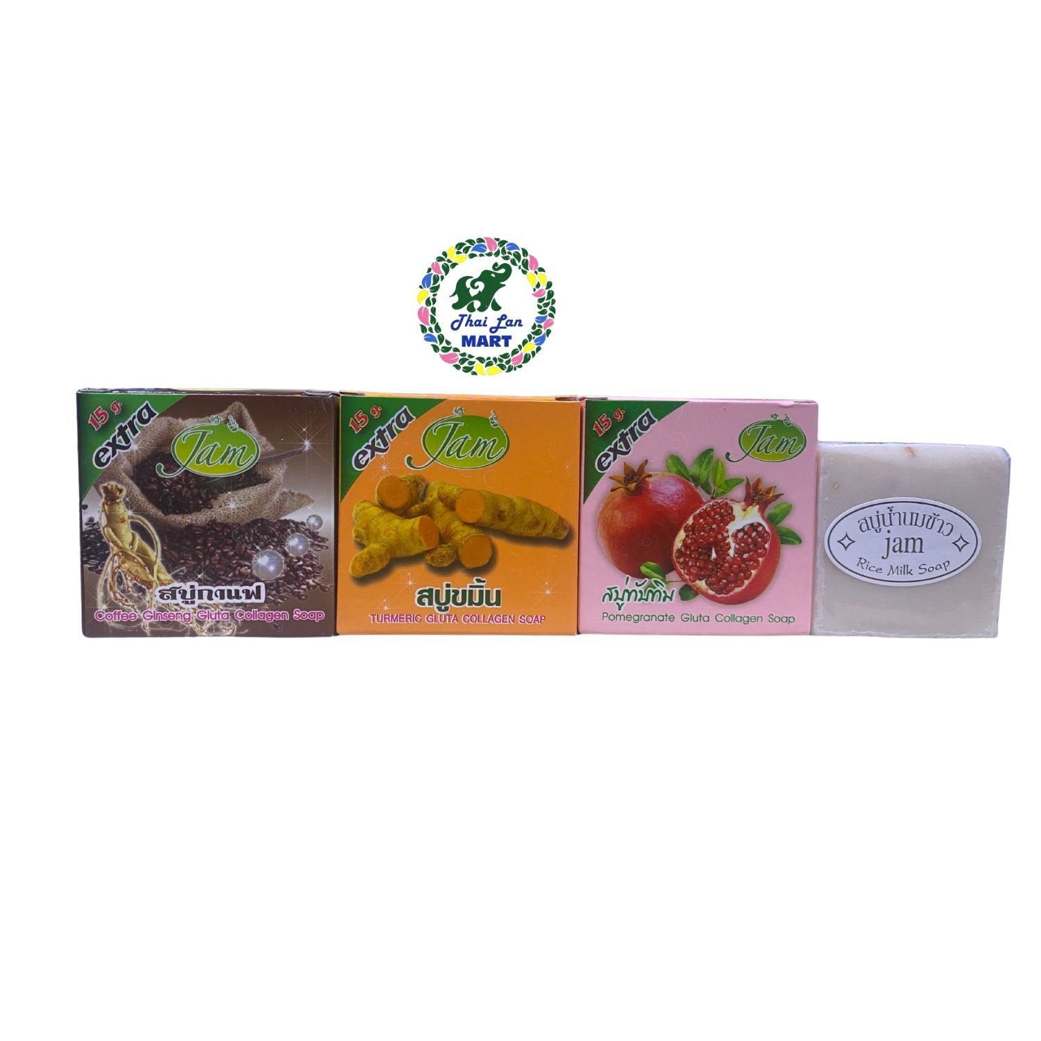  Xà bông jam gluta collagen soap giúp làm sáng mịn da hàng chính hãng thái lan 