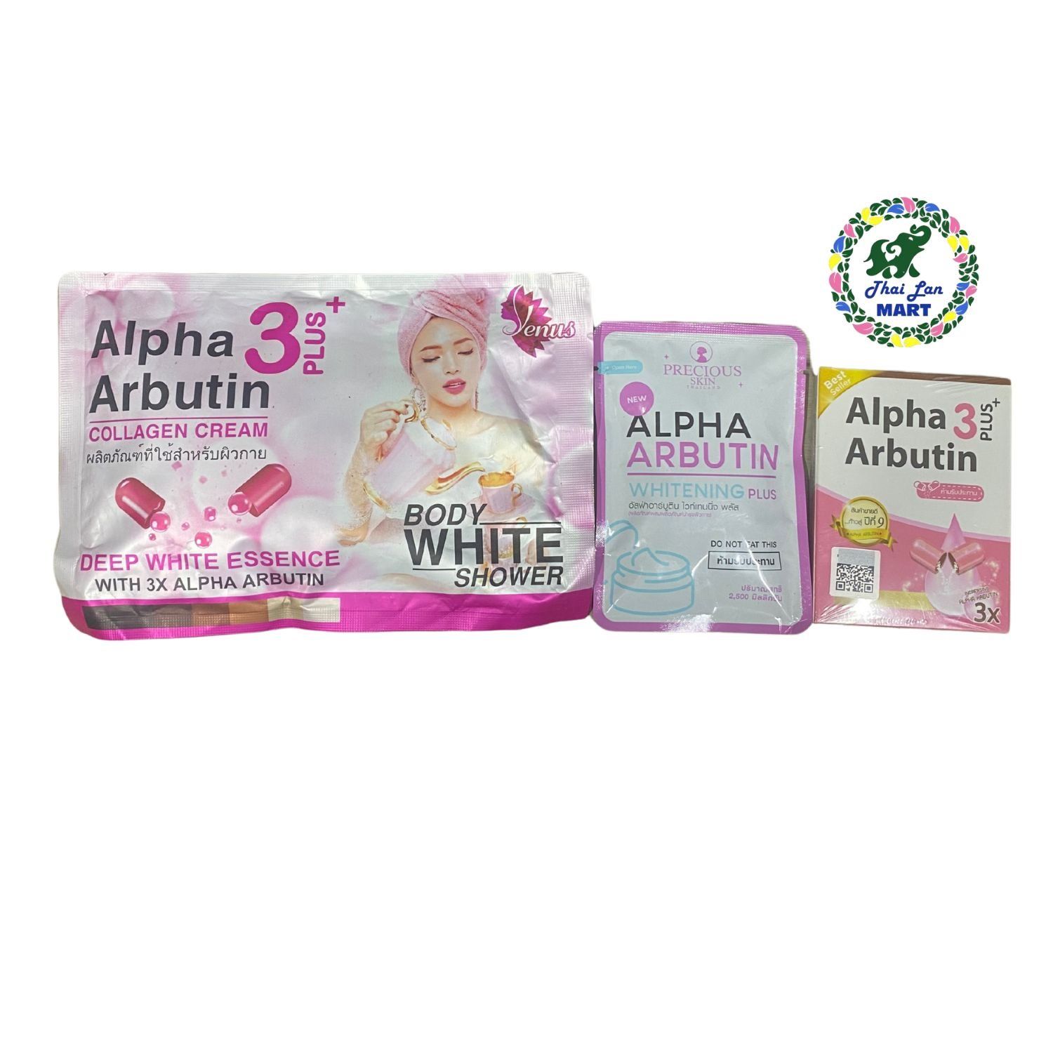  Bộ sản phẩm chăm sóc sắc đẹp alpha arbutin 3 plus hàng chính hãng thái lan 