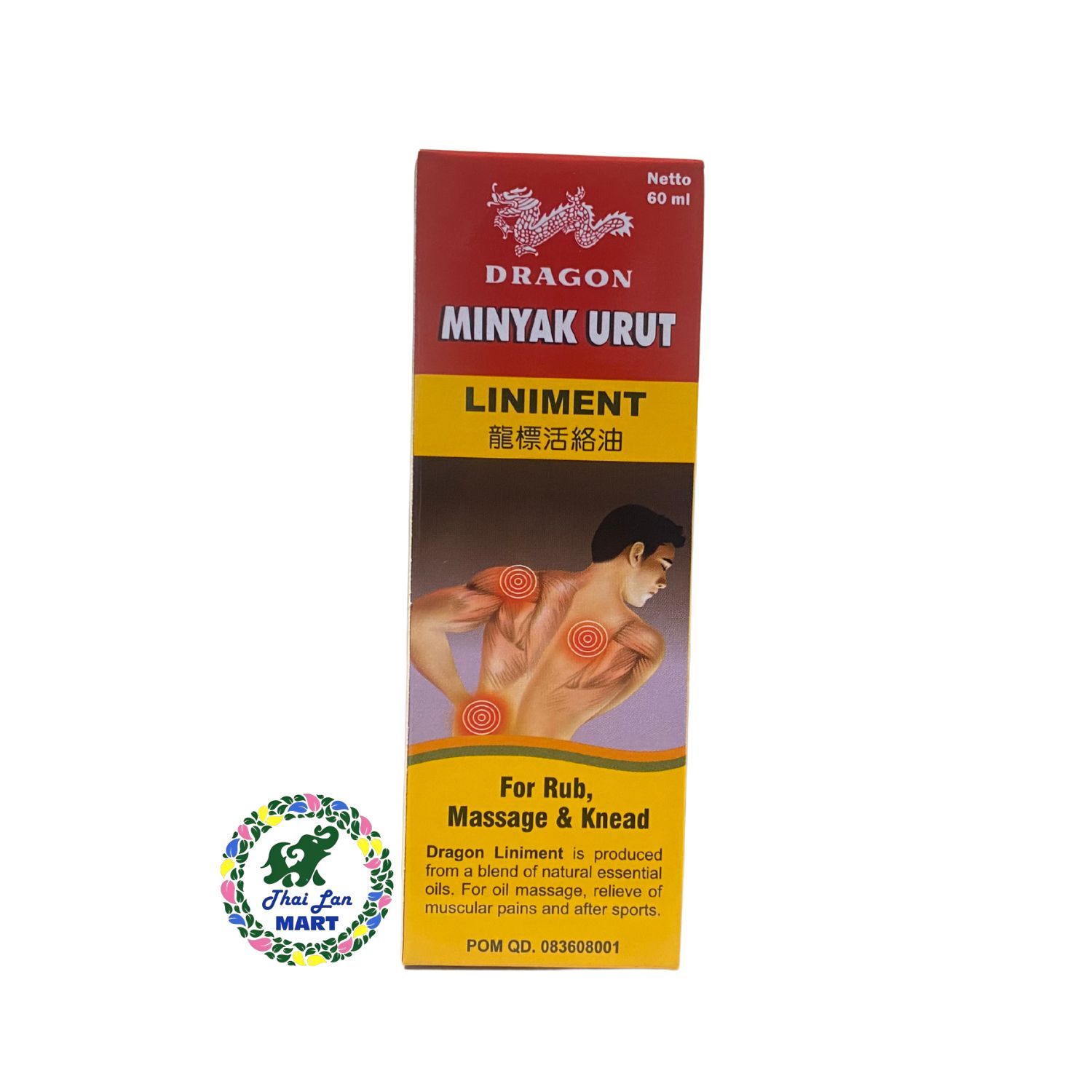  Dầu xoa bóp dragon minyak urut liniment indonesia giúp giảm đau nhức mỏi hàng indonesia 