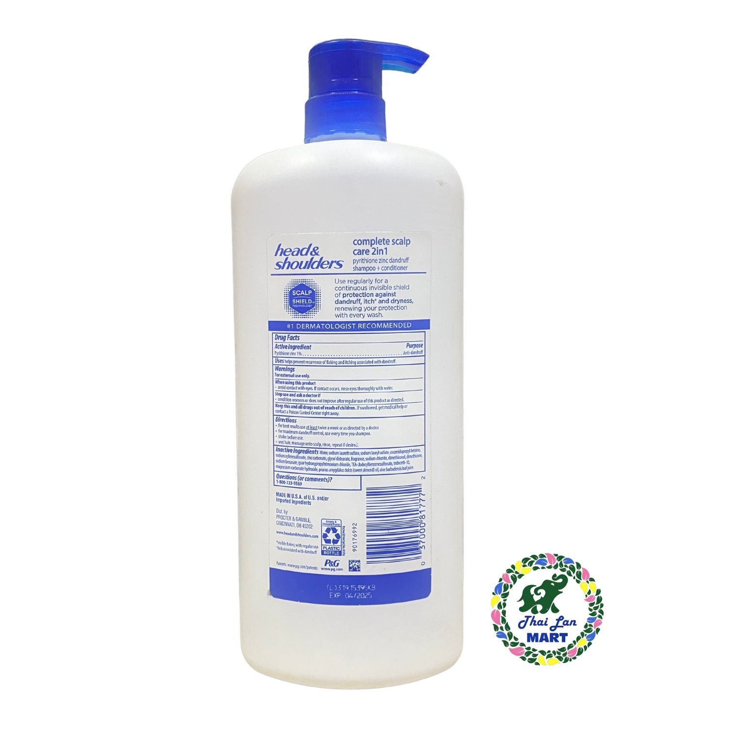  Dầu gội xả Head&shoulders 2 in 1 giúp giảm gàu tóc mượt hàng chính hãng Mỹ 