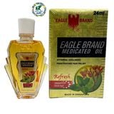  Dầu gió con ó eagle brand medicated oil giảm nhức đầu cảm cúm đau nhức hai nắp hàng mỹ 