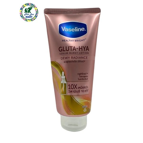  Sữa dưỡng thể vaseline healthy bright gluta hya serum burst lotion giúp da sáng mịn màng hàng thái lan 