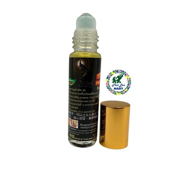  Dầu lăn jermjan snake tinh dầu quế thảo mộc giúp giảm chóng mặt say tàu xe hàng nội địa chính hãng thái lan 