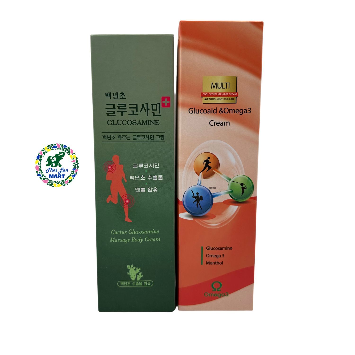  Dầu cactus glucosamine glucoaid & omega 3 cream massage xoa bóp nhức mỏi hàng nội địa chính hãng hàn quốc 