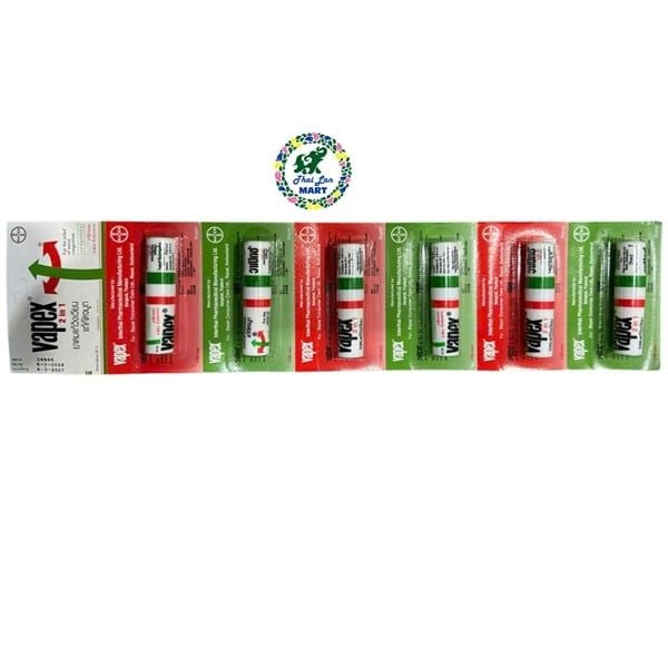  6 ống hít siang pure poy sian green herb pastel cheng cheng vapex giúp thông mũi hàng chính hãng thái lan 