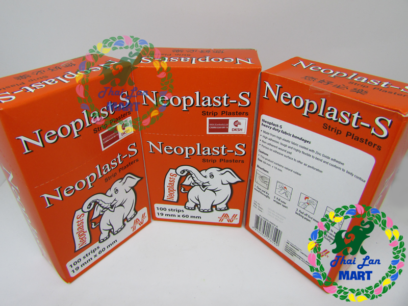  Băng keo cá nhân con voi neoplast-s 100 miếng hàng nội địa chính hãng thái lan 