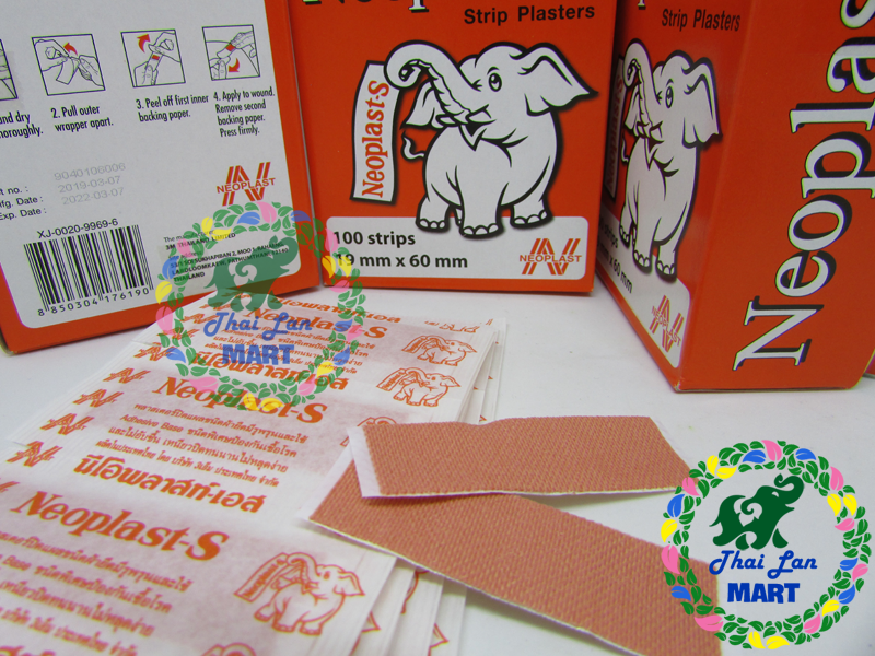 Băng keo cá nhân con voi neoplast-s 100 miếng hàng nội địa chính hãng thái lan 