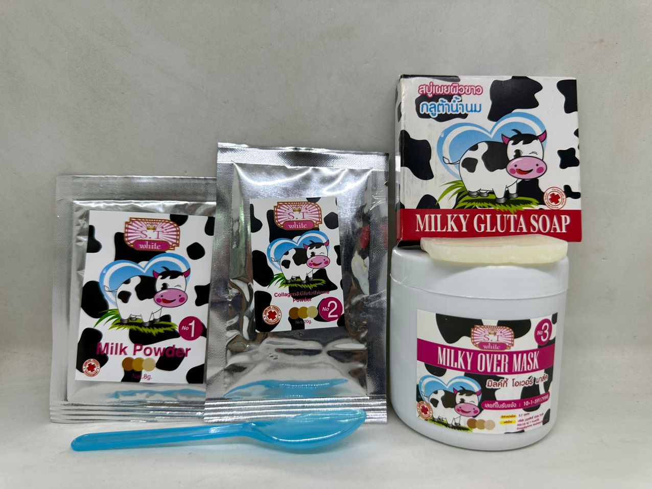  Bộ tắm trắng milky over mask hương sữa bò tự nhiên hàng nội địa chính hãng thái lan 