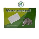  5 gói cao dán rhinosan plaster có 50 miếng dán lưu thông máu giảm đau nhức mỏi hàng nội địa chính hãng thái lan 