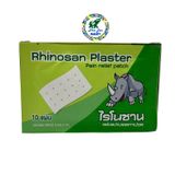  5 gói cao dán rhinosan plaster có 50 miếng dán lưu thông máu giảm đau nhức mỏi hàng nội địa chính hãng thái lan 