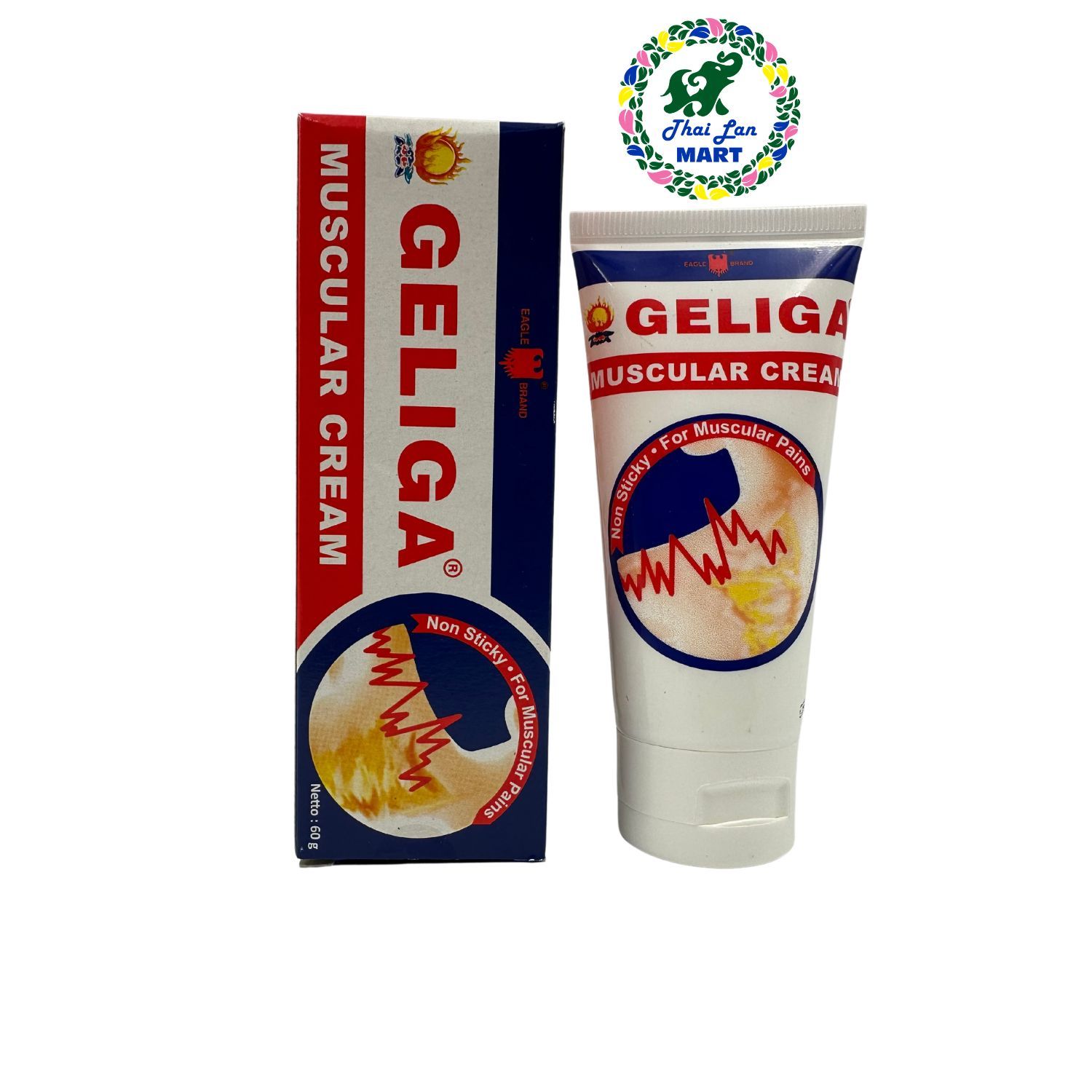  Dầu geliga muscular balm cream liniment xoa bóp giảm nhức mỏi lưu thông máu hàng nội địa chính hãng indonesia 