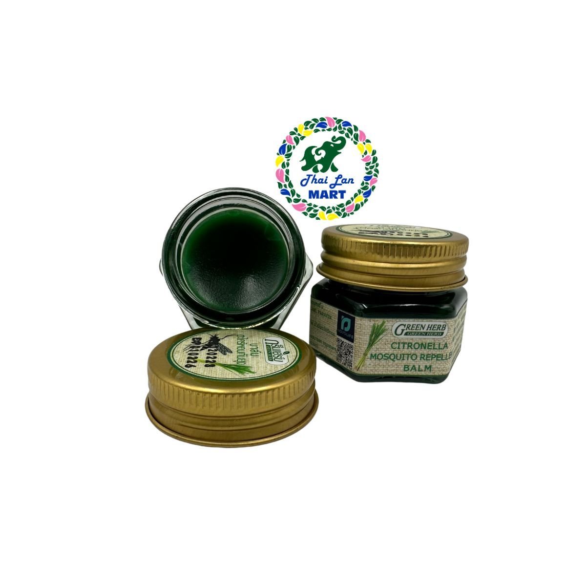  Dầu cù là green herb citronella balm chống muỗi giảm sưng tấy hàng nội địa chính hãng thái lan 