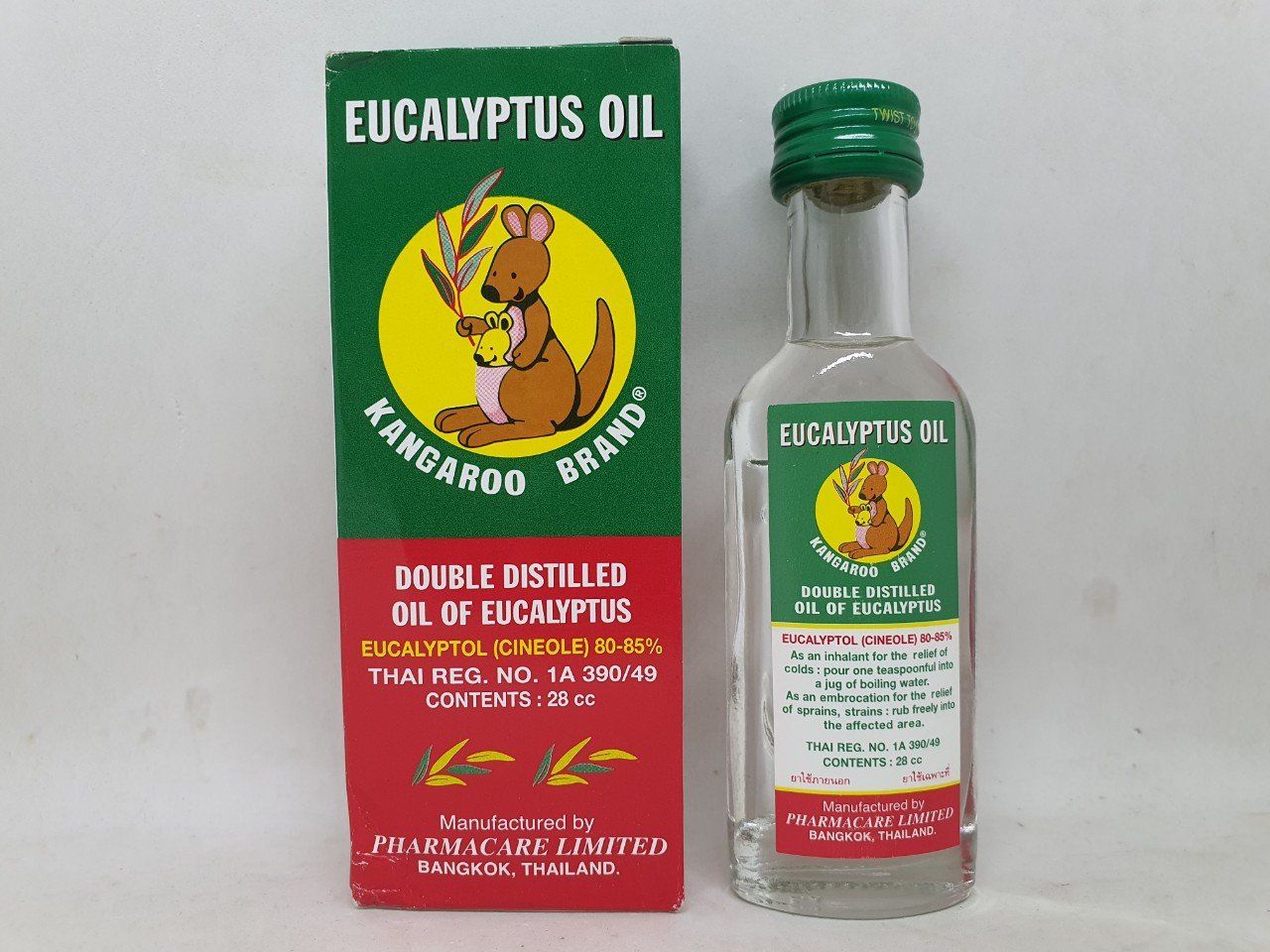  Dầu khuynh diệp eucalyptus oil kangaroo brand dành cho mẹ và bé hàng nội địa chính hãng thái lan 28ml 