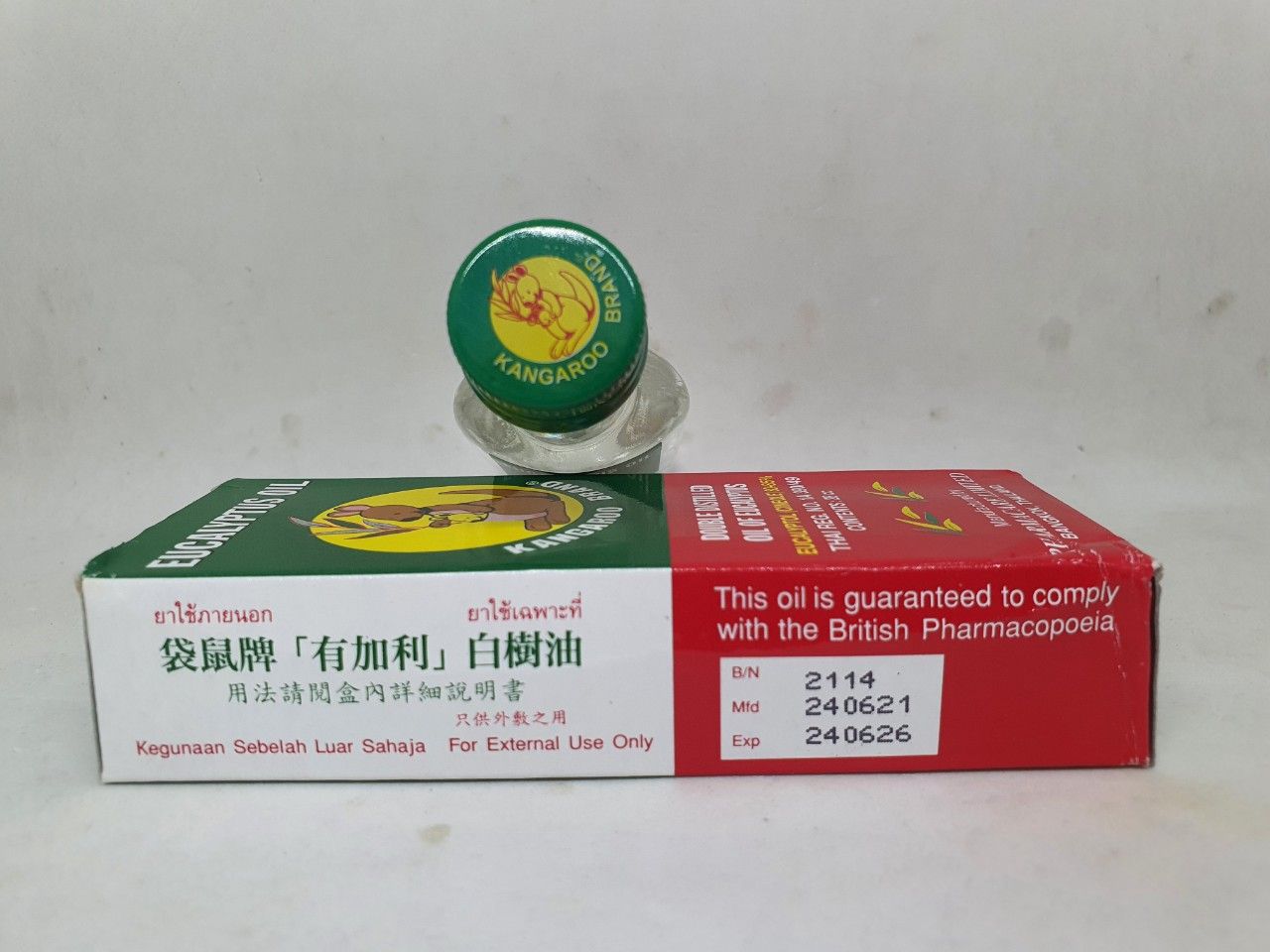  Dầu khuynh diệp eucalyptus oil kangaroo brand dành cho mẹ và bé hàng nội địa chính hãng thái lan 28ml 