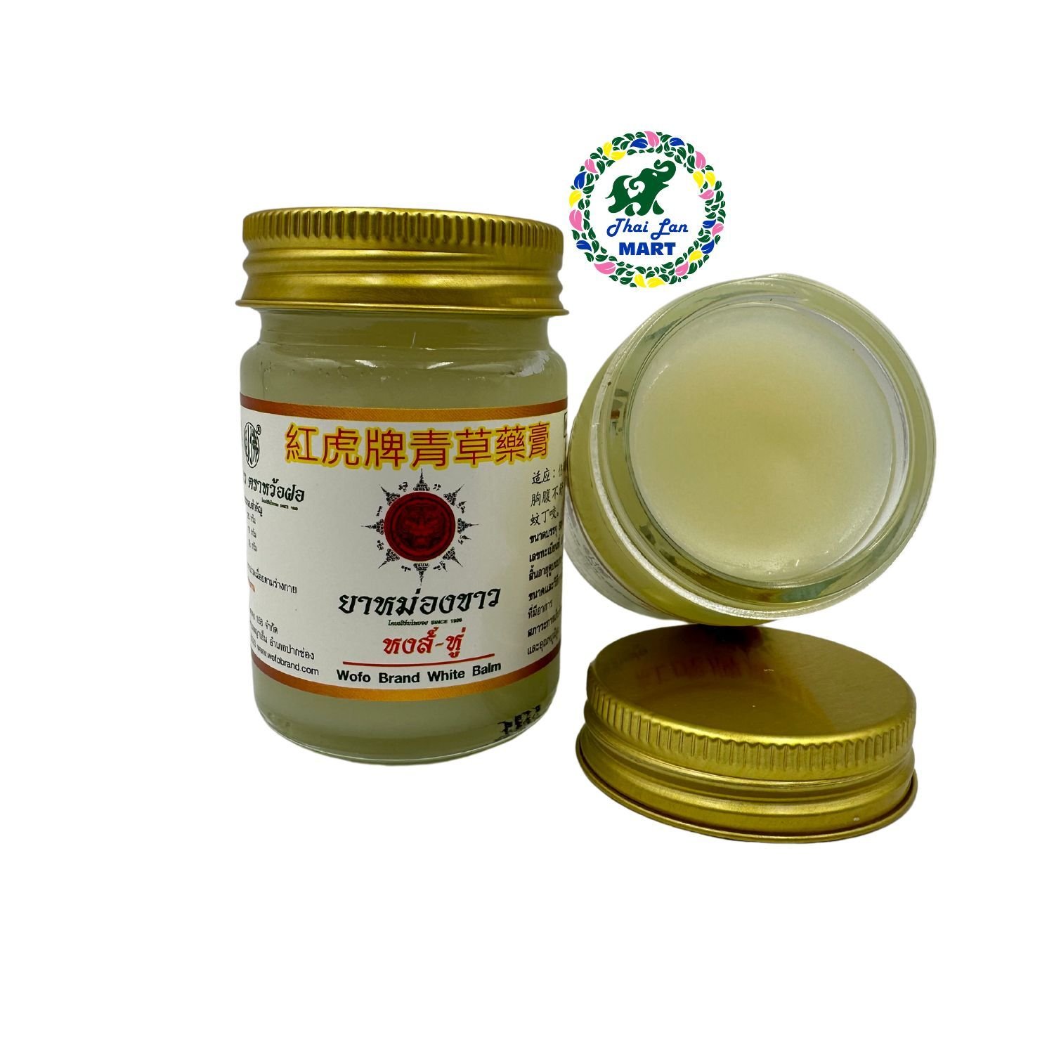  Dầu cù là wofo brand thai herbal balm giúp xoa bóp lưu thông máu giảm đau nhức hàng nội địa thái lan 