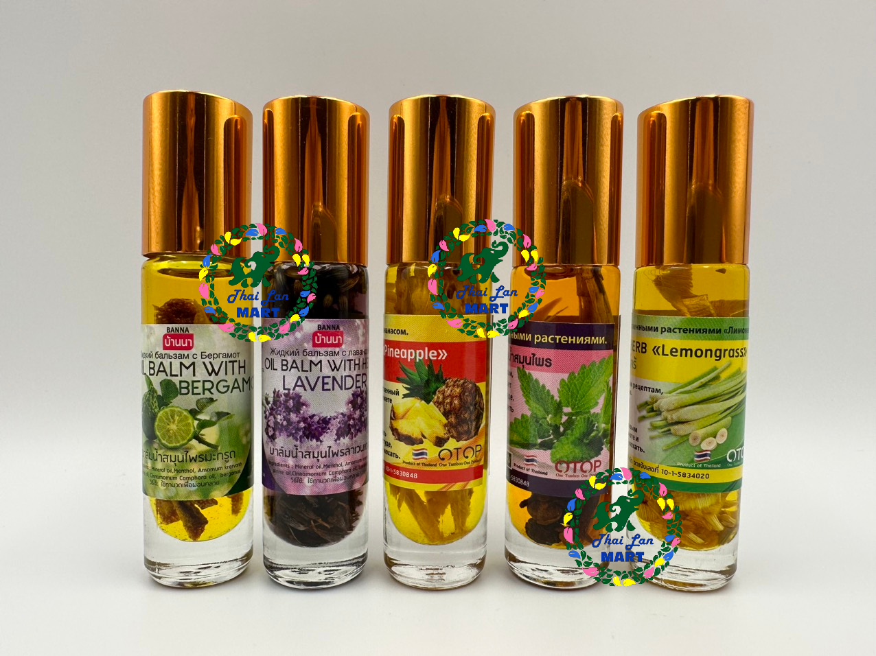  Dầu lăn banna oil balm massage giảm nhức đầu chóng mặt hàng nội địa chính hãng thái lan 10ml 