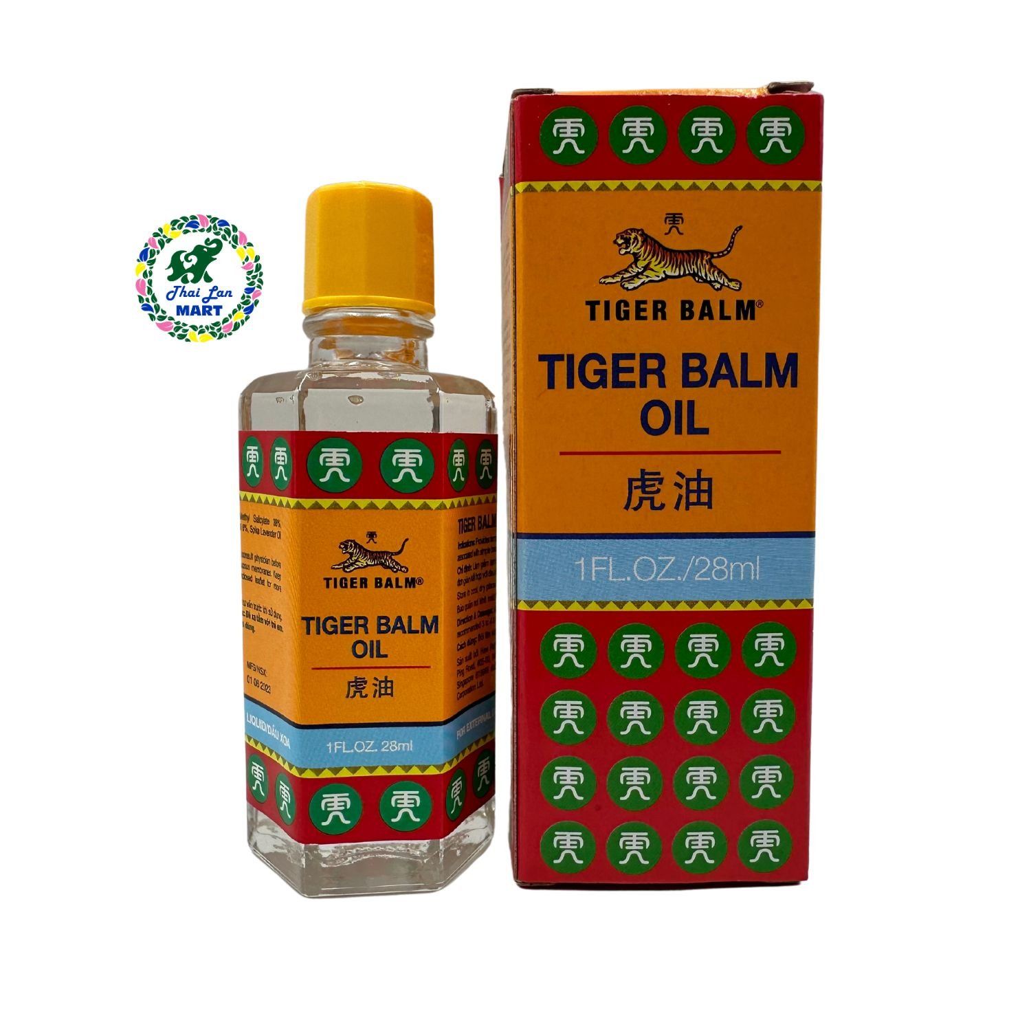  Dầu massage xoa bóp nhức mỏi tiger balm oil hàng nhập khẩu singapore 