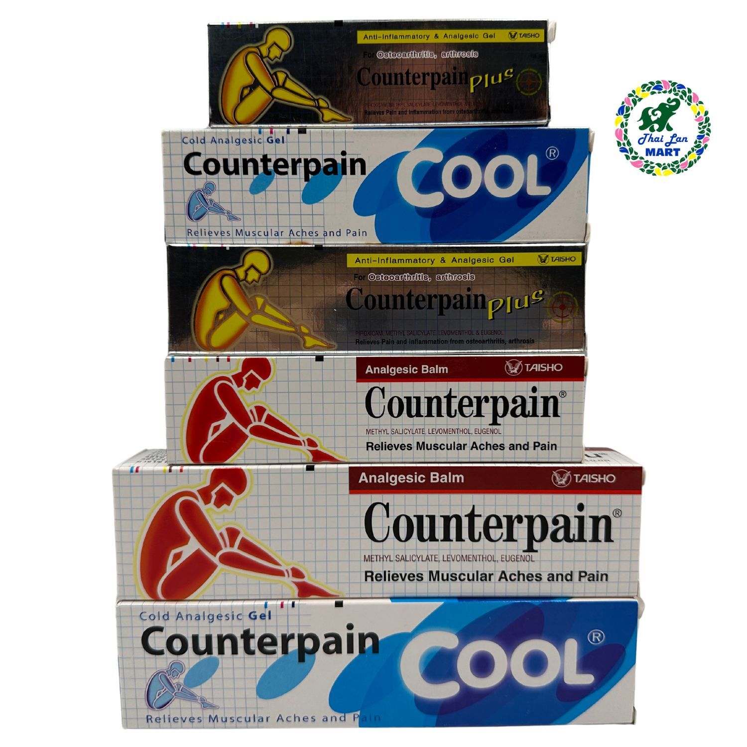  Cao xoa bóp counterpain hot cool plus giảm đau nhức mỏi hàng nội địa chính hãng thái lan 