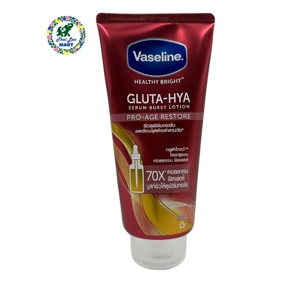  Sữa dưỡng thể vaseline healthy bright gluta hya serum burst lotion giúp da sáng mịn màng hàng thái lan 