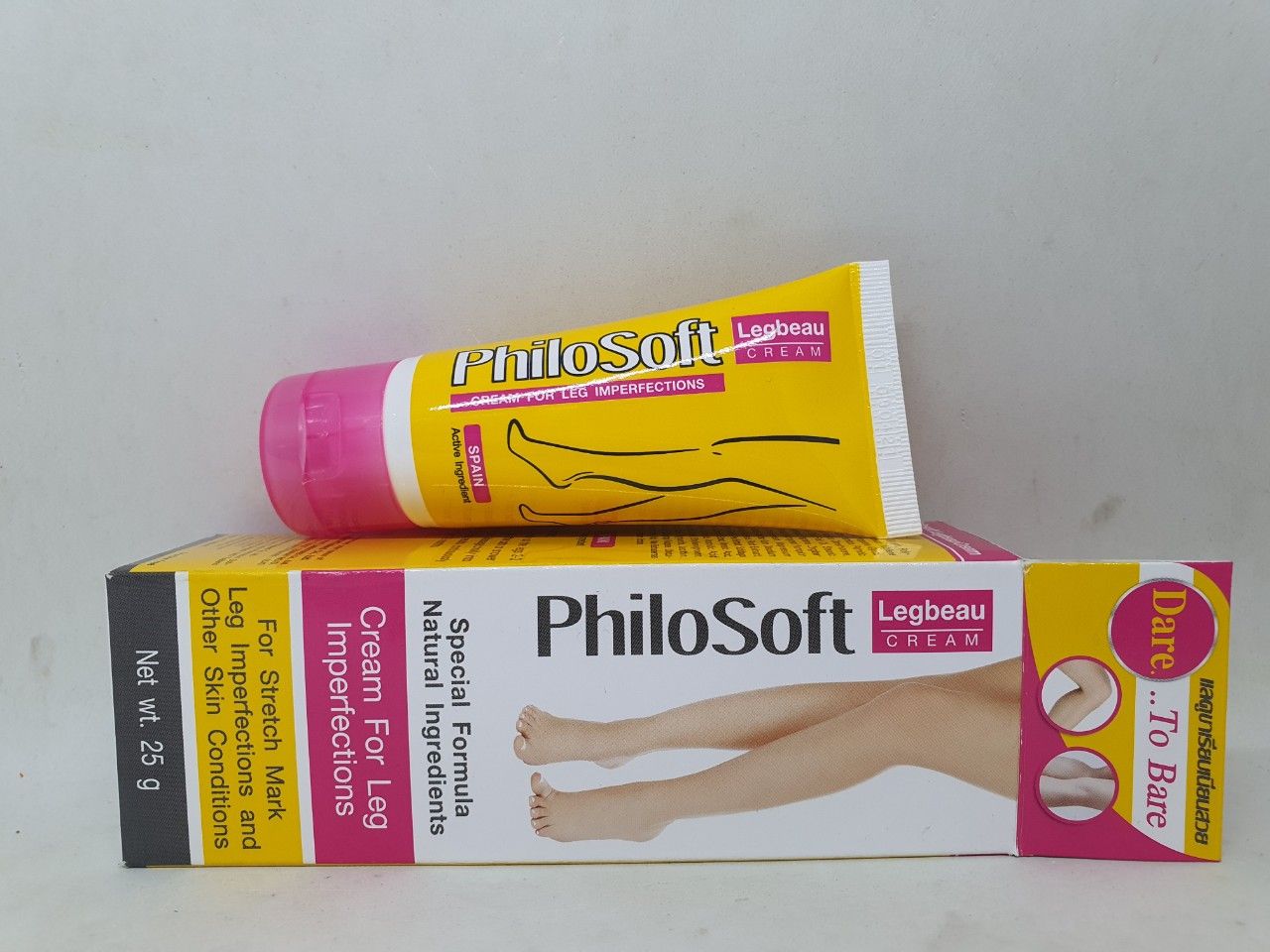  Kem thoa suy giãn tĩnh mạch philosoft legbeau cream hàng nội địa chính hãng thái lan 25 gam 