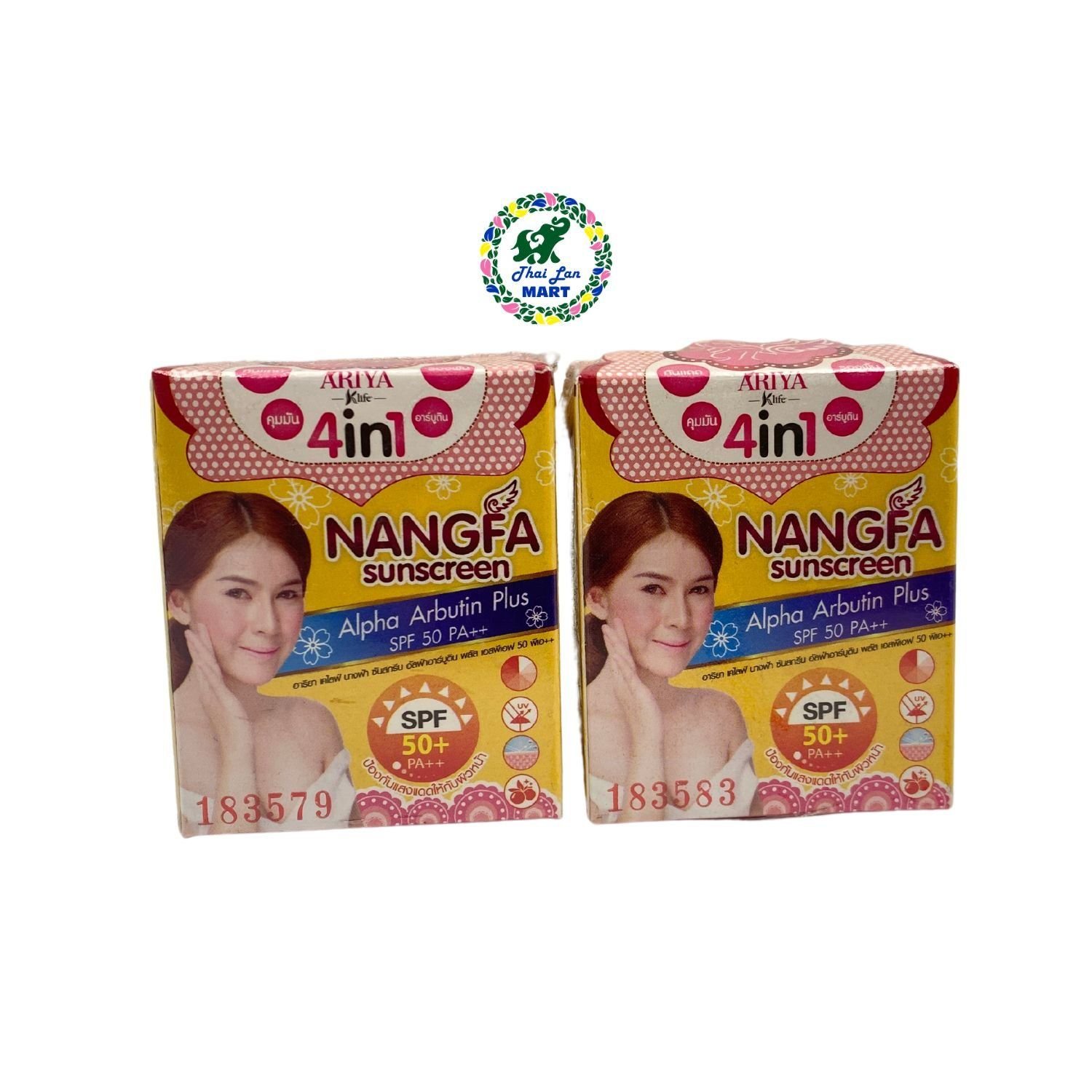  Kem chống nắng nanfa sunscreen 4 in 1 dưỡng da hết mụn hàng nội địa chính hãng thái lan 