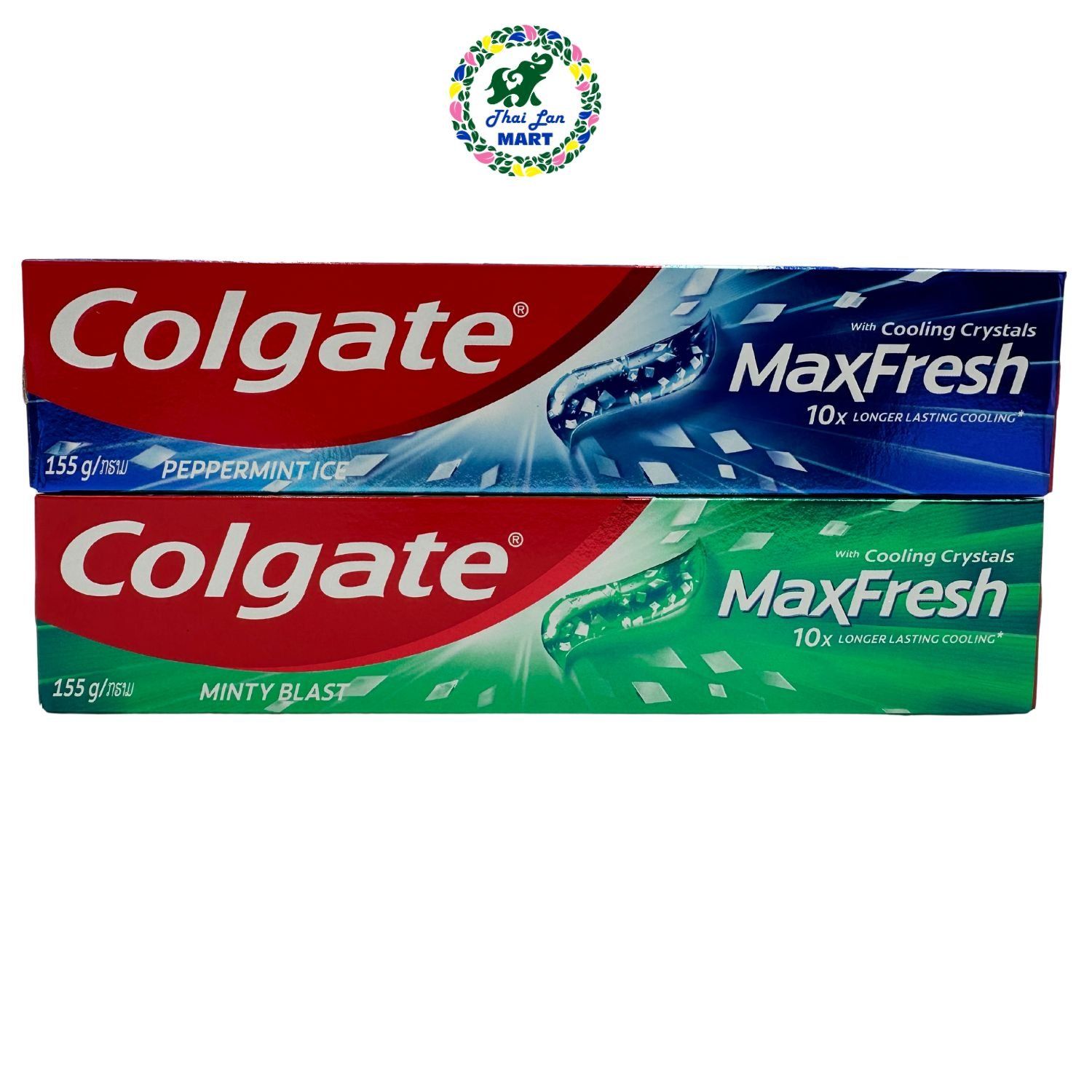  Kem đánh răng colgate maxfresh with cooling crystals the mát giúp răng trắng chắc khỏe hàng nội địa chính hãng thái lan 