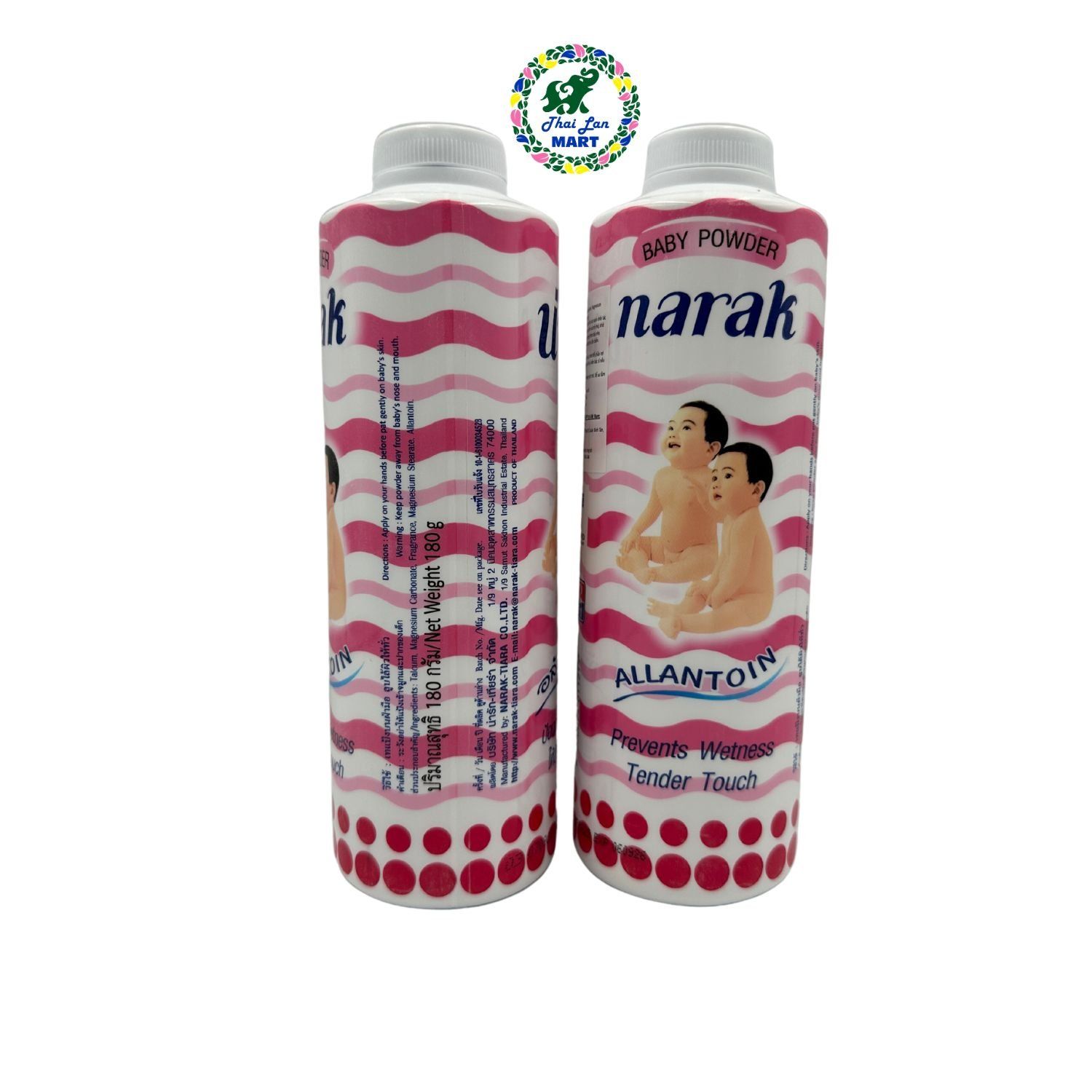  Phấn narak baby powder mát da giảm rôm sảy cho bé hàng nội địa chính hãng thái lan 