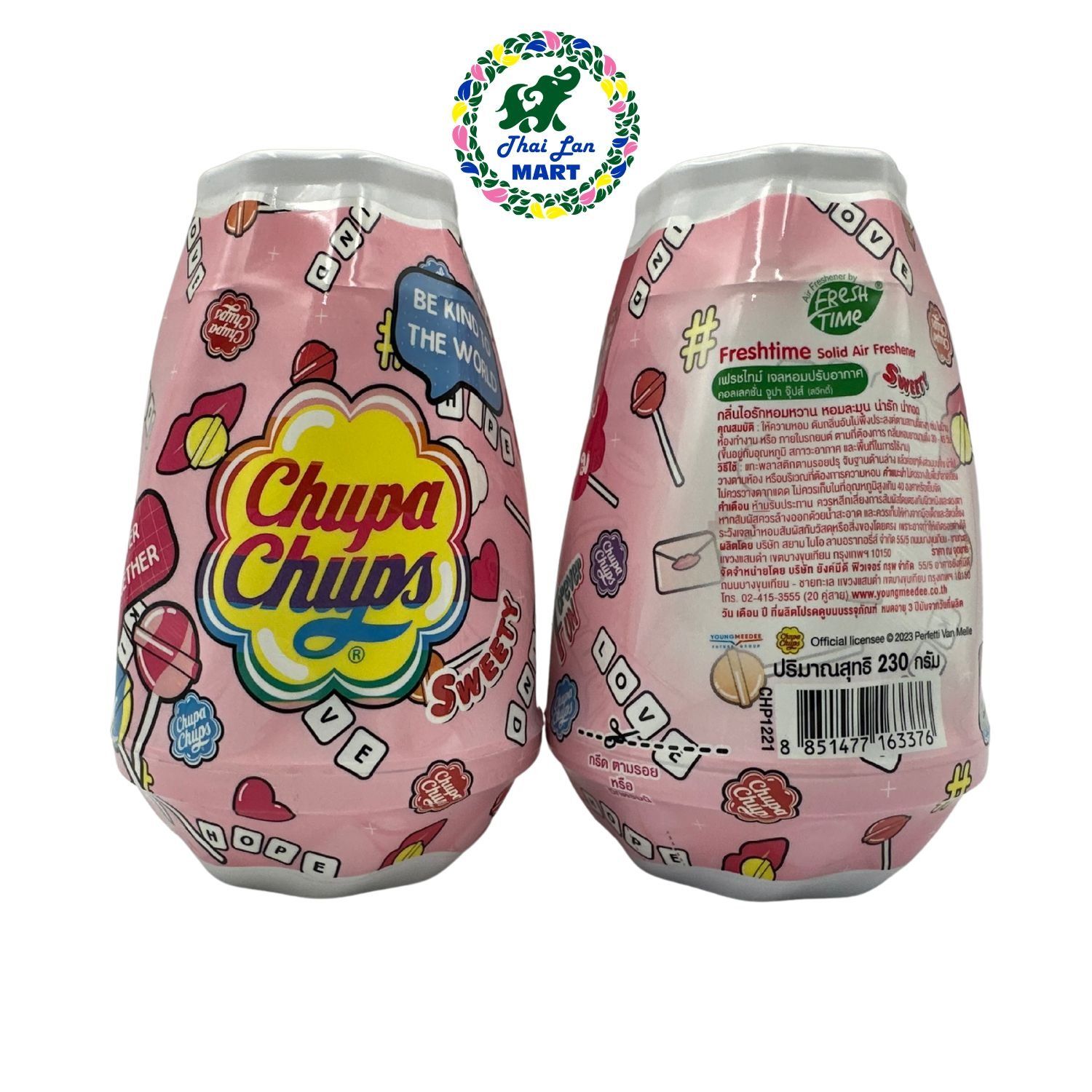  Sáp thơm chupa chups khử mùi thơm phòng xe hàng nội địa chính hãng thái lan 230g 