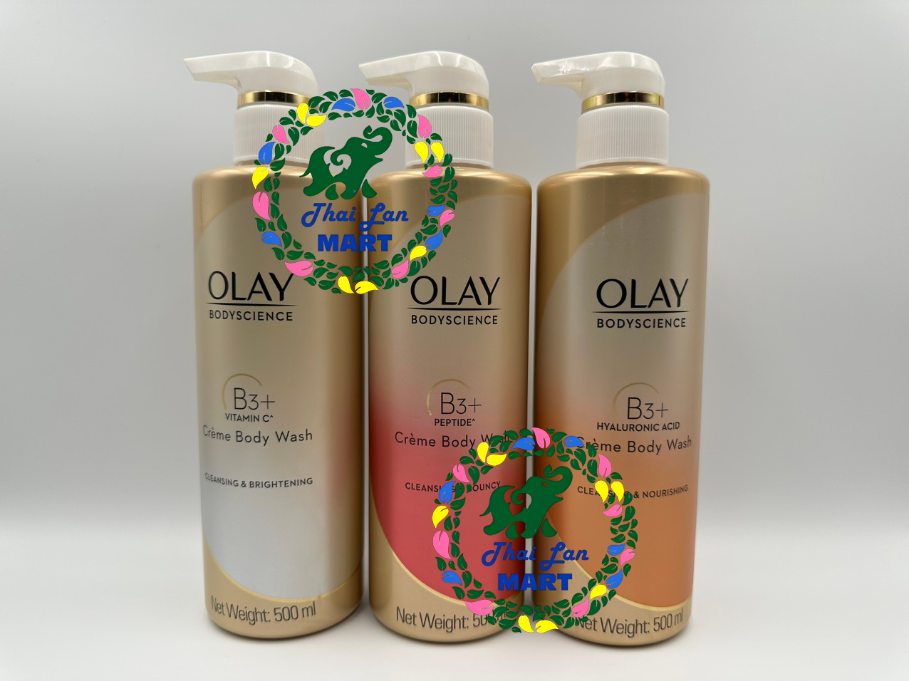  Sữa tắm olay b3+ giúp da trắng mịn màng hàng nhật 500ml 