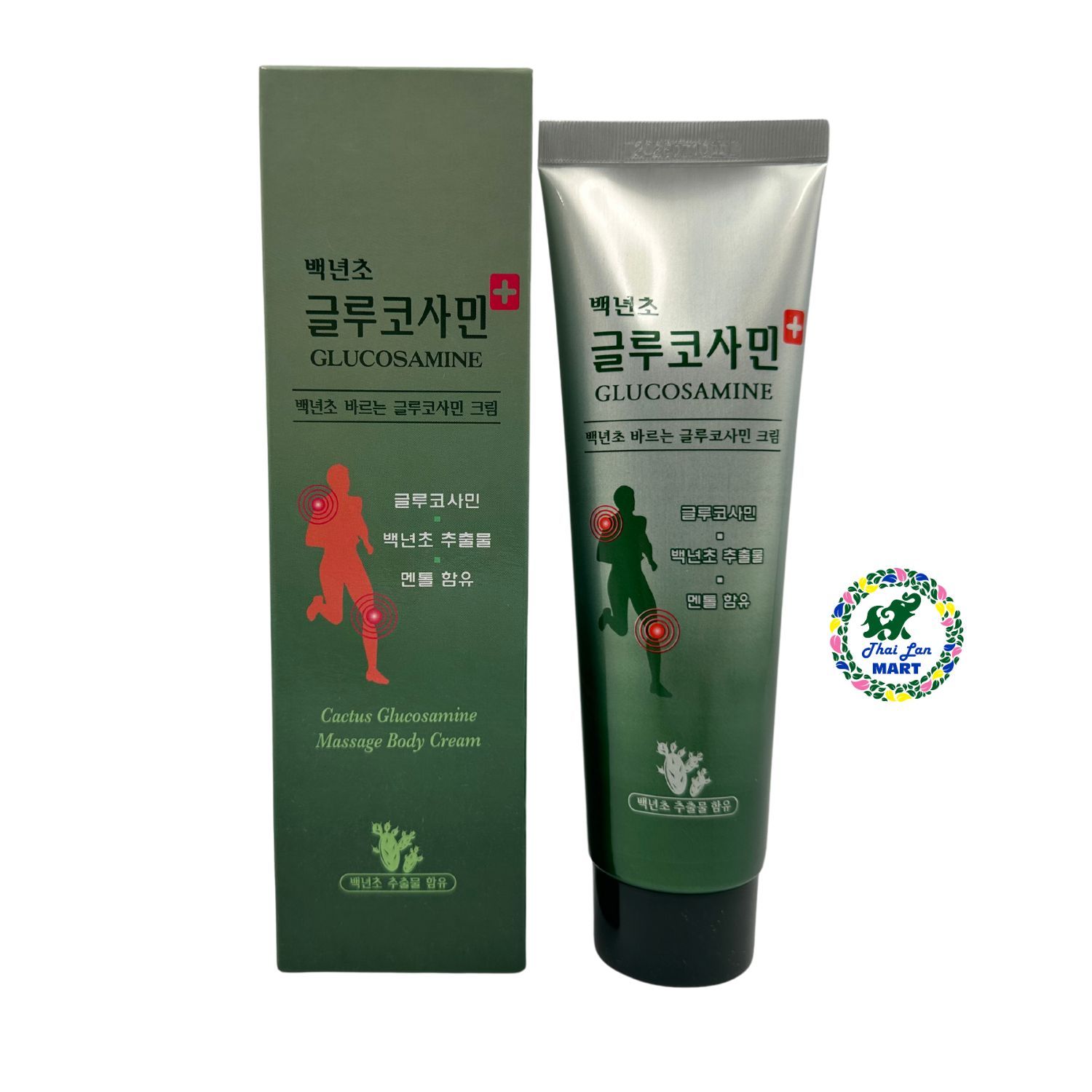  Dầu cactus glucosamine glucoaid & omega 3 cream massage xoa bóp nhức mỏi hàng nội địa chính hãng hàn quốc 