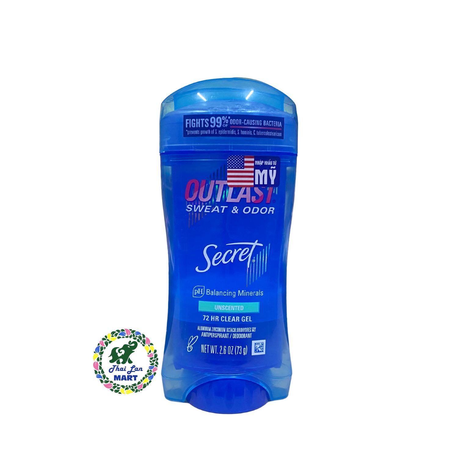  Sáp gel khử mùi secret giúp cho vùng da dưới cánh tay luôn khô thoáng thơm mát hàng mỹ 