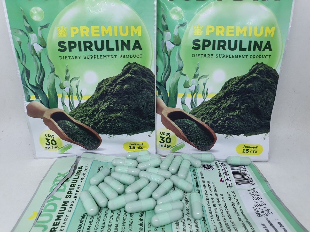  Viên uống lấy lại vóc dáng tảo biển judy dtx premium spirulina thái lan 30 viên 