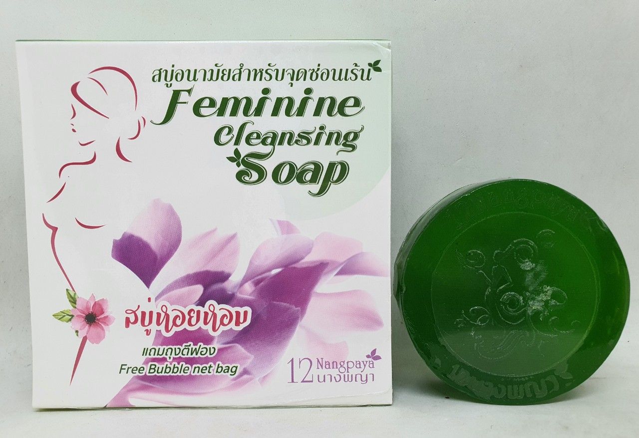  Xà phòng vệ sinh vùng kín Feminine cleansing soap thái lan 100 gam 