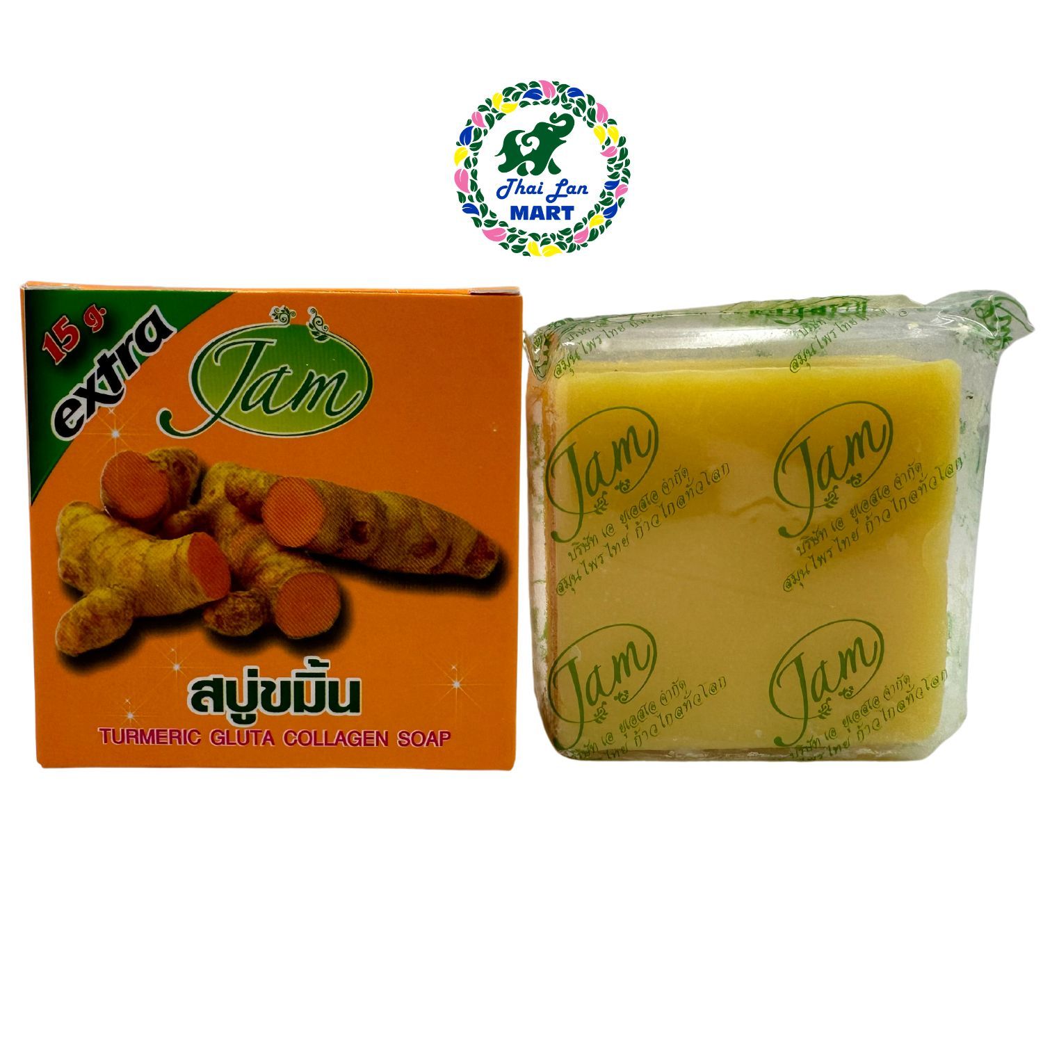  Xà bông jam dynary galong rice milk turmeric soap gluta and collagen giúp da mịn màng trắng sáng hàng nội địa chính hãng thái lan 