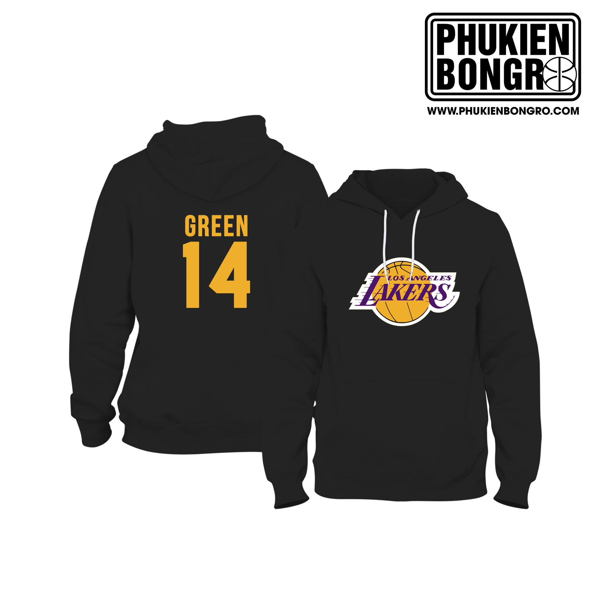 Áo hoodie bóng rổ Los Angeles Lakers