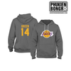 Áo hoodie bóng rổ Los Angeles Lakers