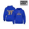 Áo hoodie bóng rổ Los Angeles Lakers