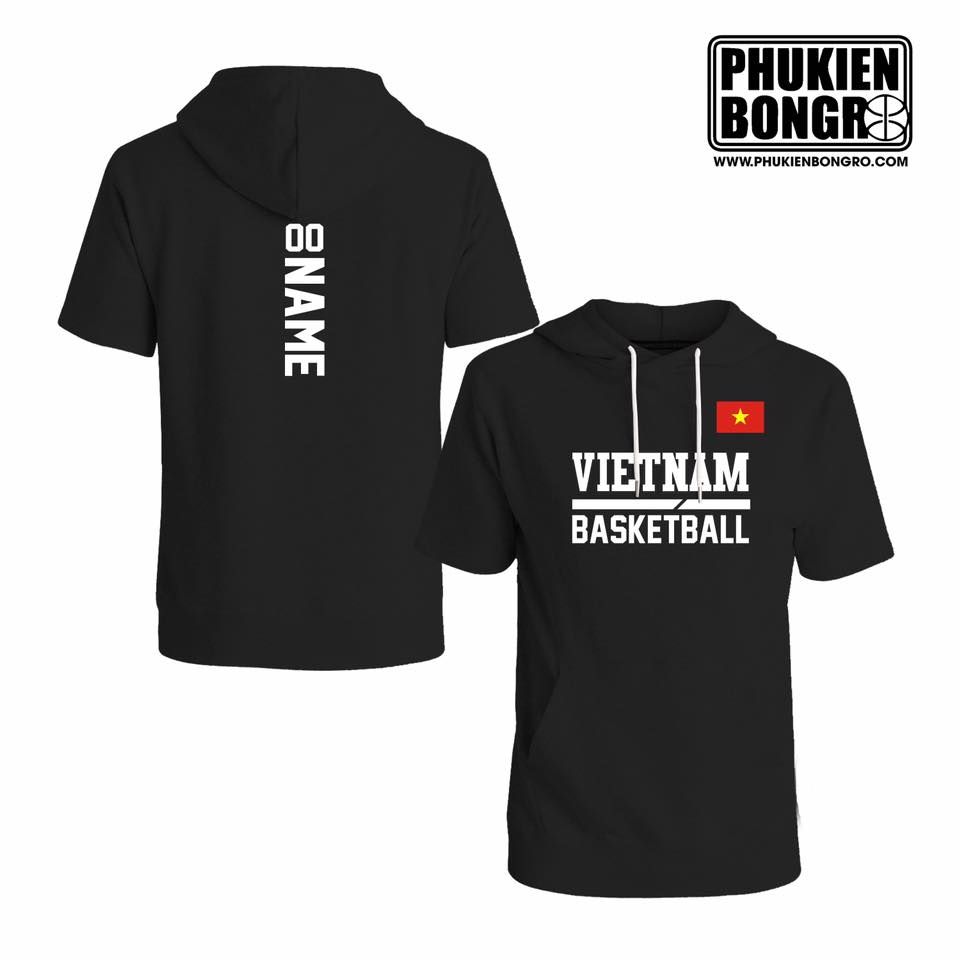 Áo Khoác Hoodie Bóng Rổ Việt Nam Basketball