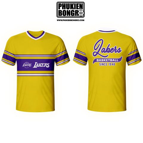  Áo Phông Bóng Rổ Lakers 