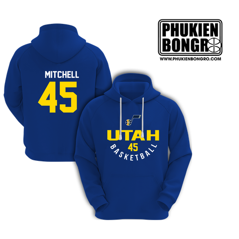  Áo khoác hoodie Bóng rổ Donovan Mitchell 