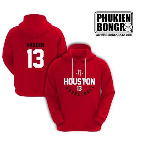  Áo Khoác Hoodie Bóng Rổ Houston Rockets 